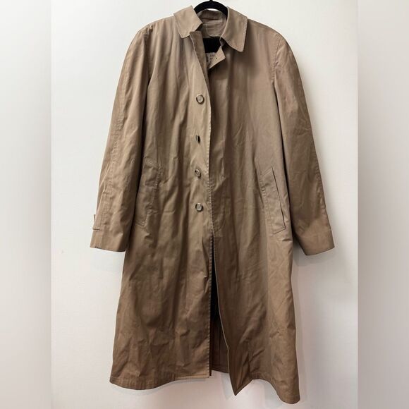 London Fog Trench Coat Size 40 X-Long - Picture 1 of 6